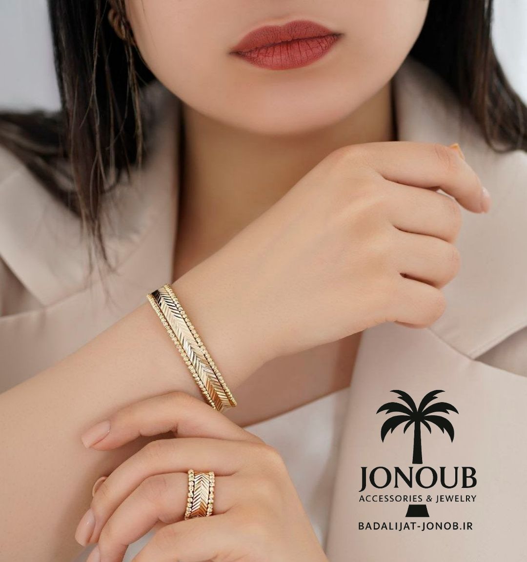 Set-dastband-angoshtar-zanane-tarh-tala