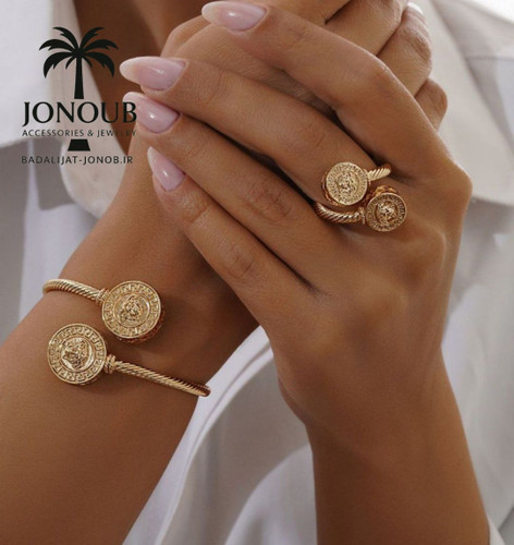 Set-dastband-angoshtar-versace-sade-luxery