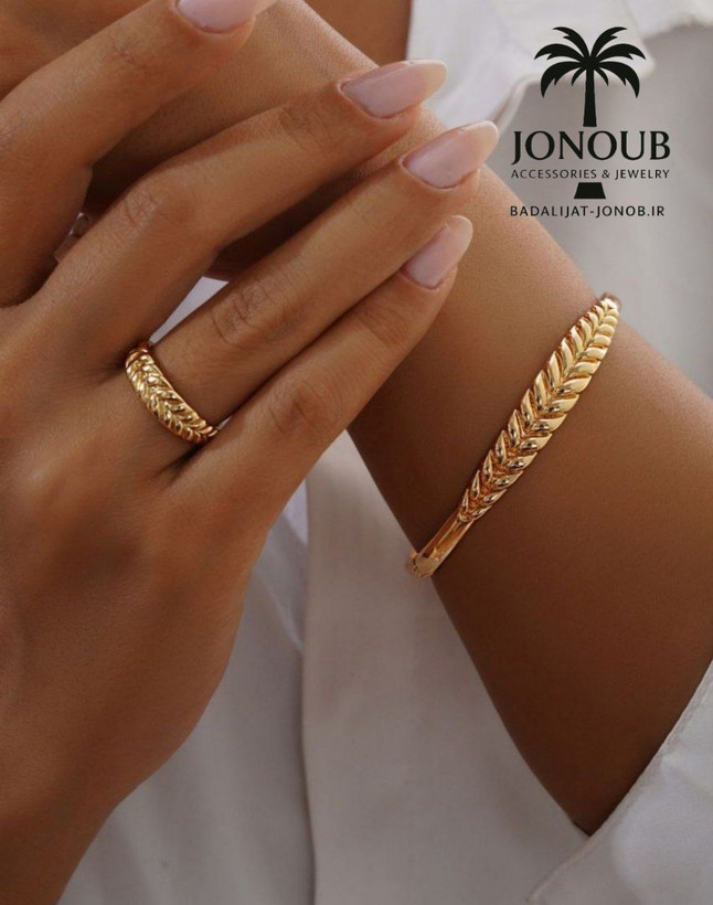 Set-dastband-angoshtar-zanane-jazab-tarh-gandom