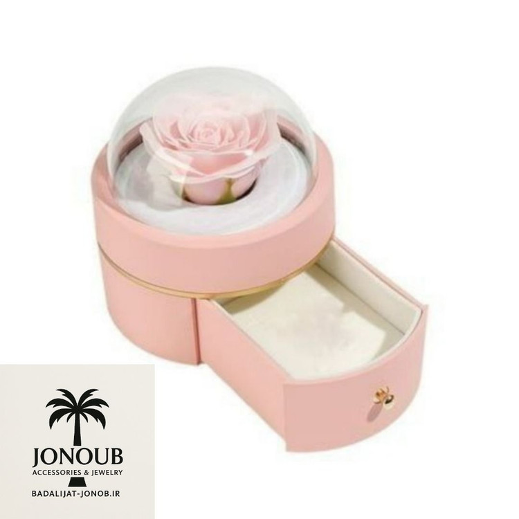 جعبه جواهر کادویی جذاب گل رز